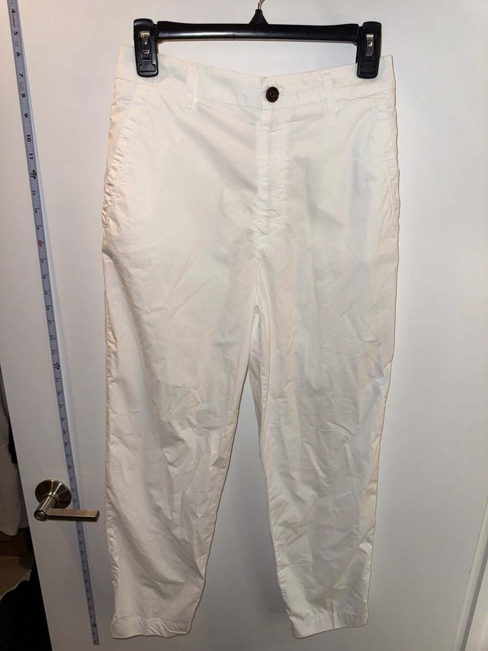 Mason's Birkin High-Waist Chino Pants White Size IT 40 US 4